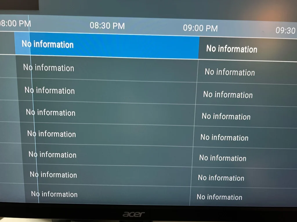 Fix EPG on IPTV